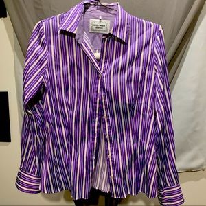 Gerry Weber purple striped button down